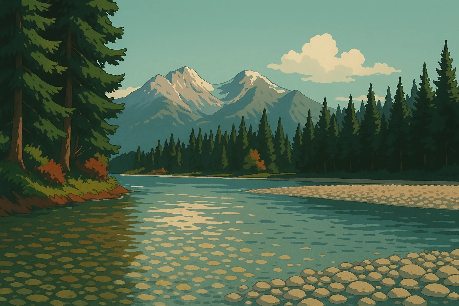 Spring fly fishing on the lower Bow River south of Calgary