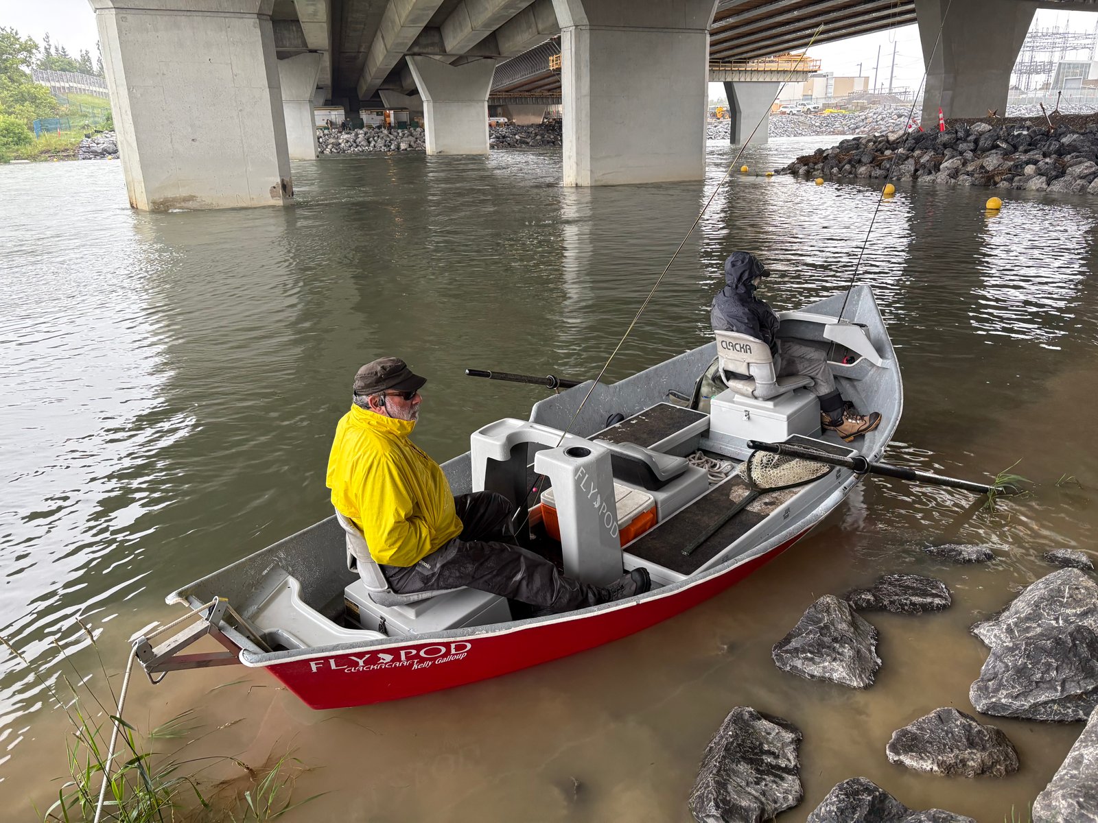 The Bow River Calgary - King Trout Outfitters guide fishing urban Calgary waters