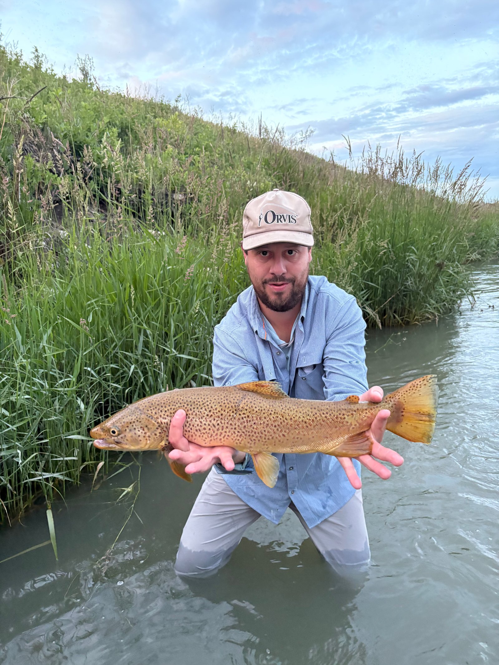 Multi-Day Trophy Fishing Package - King Trout Outfitters client with large brown trout